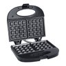 Waffle Maquina A5, 127v Chapas Antiaderentes 2 Wafer 750watts - 1