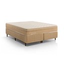 Ver imagem 2 de Kit Conjunto Colchão Queen Valência Molas Ensacadas Individualmente + Box Blindado 158x61x198
