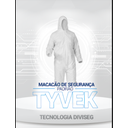 Ver imagem 3 de Kit c/ 5 un - Macacão de segurança - Padrão Tyvek (BRANCO LAMINADO) Diviseg TNT Laminado