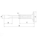 Ver imagem 2 de Talhadeira com Empunhadura 8,5'' Tramontina Pro Tramontina