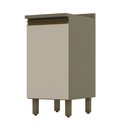 Ver imagem 1 de Balcão de Cozinha 01 Porta 40cm c/ Tampo Connect Duna Cristal Henn
