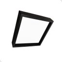 Ver imagem 6 de Painel Recuado de Sobrepor Quadrado 24w 28x28cm Preto Led 3000k Luz Quente