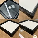 Ver imagem 4 de Painel Recuado de Sobrepor Quadrado 24w 28x28cm Preto Led 3000k Luz Quente