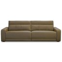 Ver imagem 3 de Sofá 3 Lugares Rettrátil Reclinável Elétrico 224cm Mazi L06 Couro Verde Musgo - Lyam Decor