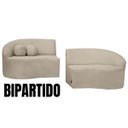 Ver imagem 6 de Sofá Orgânico Palermo 4 Lugares 210cm + Puff Bouclê - Sofa Store:bouclê Bege