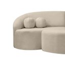 Ver imagem 4 de Sofá Orgânico Palermo 4 Lugares 210cm + Puff Bouclê - Sofa Store:bouclê Bege