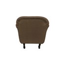 Ver imagem 7 de Kit 2 Poltronas Decorativa Dália Linho Marrom Pés Madeira Mz Decor