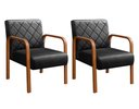 Ver imagem 1 de Kit 2 Poltronas Lara Cor:Veludo Preto 410