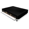 Cama Box Closet Casal Poli Tecido Black (138x188x23) - Castor - 1