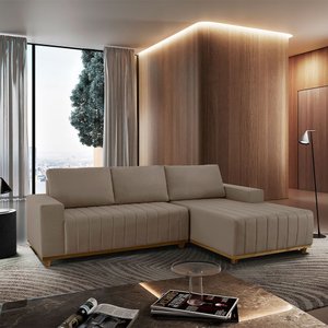 Sofá Boreal de 230 Cm B25 Chaise Lado Direito Meu Sofá Online