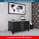 Ver imagem 5 de Mapoteca 5 Gavetas Pandin 120cm (larg) Inmetro Tampo Mdp Preto
