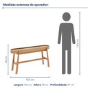 Ver imagem 3 de Aparador Lavie - Tampo: Laminado - Cor: Natural
