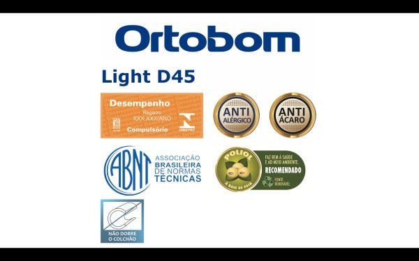 Colchão Queen Ortobom Light D45 158x198x20 - 4