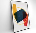 Ver imagem 4 de Quadro Artes em Círculos - 80x120 Cm - Tecido Canvas