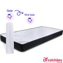 Ver imagem 4 de Colchão Solteiro Bf Colchoes Espuma D33 A Vácuo Ortopédica Certificada 88x188x17cm BF 