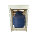 Ver imagem 5 de Capa Esconde Botijão de Gás de Madeira Tam. 45x70x45