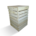 Ver imagem 3 de Capa Esconde Botijão de Gás de Madeira Tam. 45x70x45