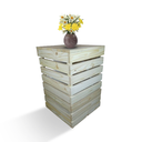 Ver imagem 6 de Capa Esconde Botijão de Gás de Madeira Tam. 45x70x45