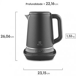 Chaleira Elétrica Expert EKP70 1,7 Litros Electrolux - 3