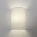 Ver imagem 2 de Arandela Meia Cana Retro Vivare Md-2003 Cúpula em Tecido 25/18x10cm - Bivolt - Branco - 110V/220V
