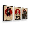 Quadro Decorativo Coleção Luffy Saitama Berserk Retro - 1