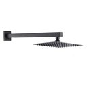 Ver imagem 1 de Ducha Quadrada 20 x 20 Slim em Metal - Black V-BD-01-H