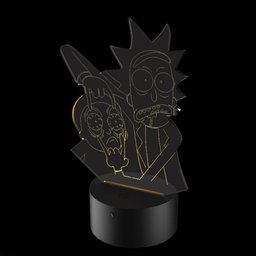 Luminária de Led - Rick e Morty Aventuras - 1
