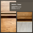 Ver mais imagens de Carrinho Bar Estilo Industrial Moderno e Grande - Madeira Maciça