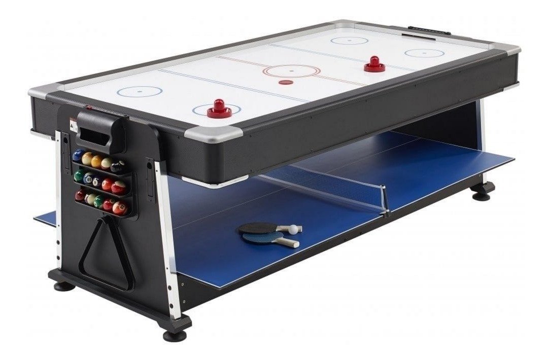 Mesa Multijogos 4 em 1 Ping Pong Bilhar e Air Hockey Winmax - 3