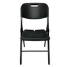 Cadeira Dobrável para Mesa Maleta Vghome Cor Preta - 1