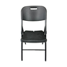 Cadeira Dobrável para Mesa Maleta Vghome Cor Preta - 3