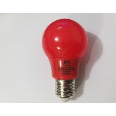 Lâmpada LED Decorativa A55 3W Vermelha 100-250Vca