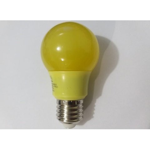 Lâmpada LED Decorativa A55 3W Amarela 100-250Vca