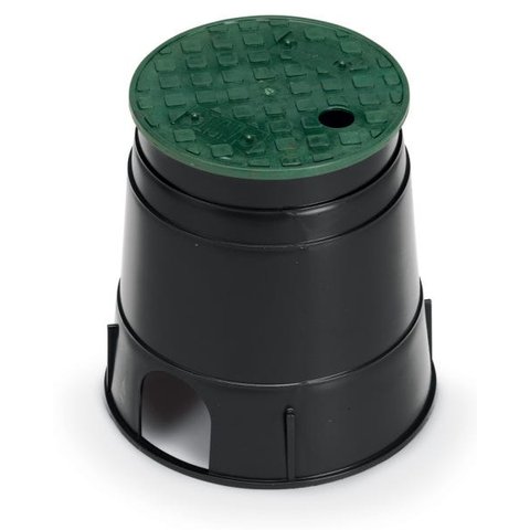 Caixa Para Valvula Solenoide Rain Bird De 6 Com Tampa Verde