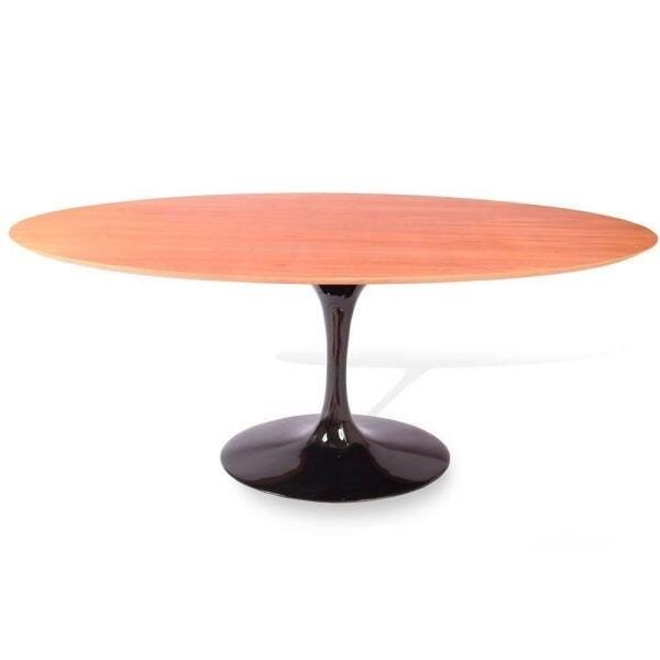 Mesa Jantar Oval Saarinen Madeira 210x100x75 - 1