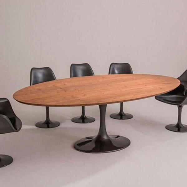 Mesa Jantar Oval Saarinen Madeira 210x100x75 - 2