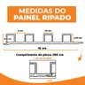 Painel Ripado Prime Madeira Pvc Carvalho Lisboa Dual Touch 2,9m X 16cm - 3