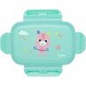 Pote com 3 Divisórias e Trava Bentô Box Buba Unicórnio - 2