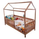 Ver imagem 1 de Cama Casinha Infantil - Tamanho Especial - Madeira Maciça