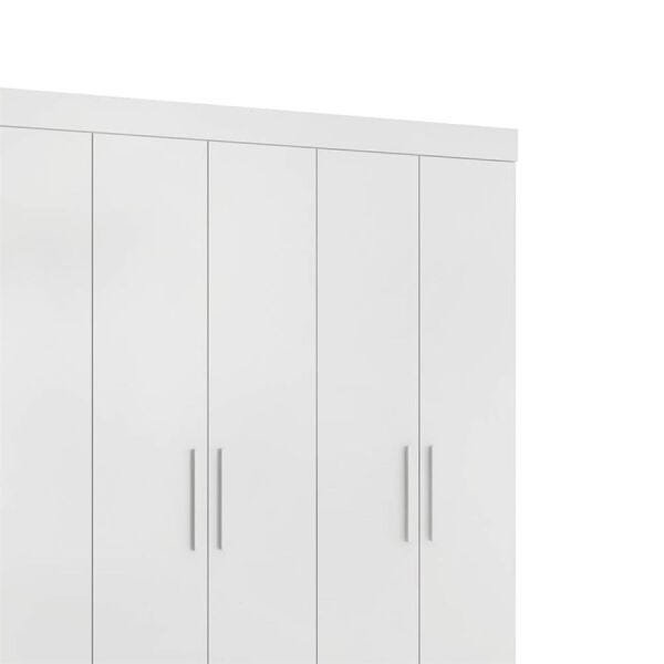 Guarda-Roupa Flatis com 6 Portas Branco Dst - 4