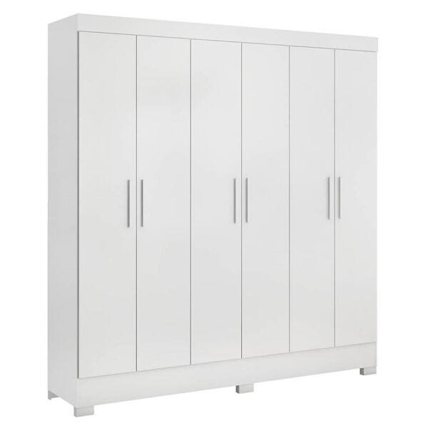 Guarda-Roupa Flatis com 6 Portas Branco Dst - 1