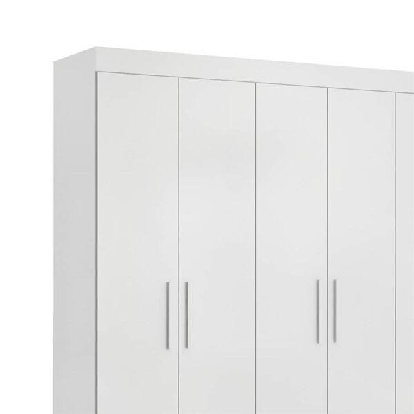 Guarda-Roupa Flatis com 6 Portas Branco Dst - 3