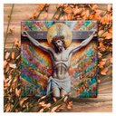 Ver imagem 1 de Azulejo Jesus Crucificado 20x20 Decorativo
