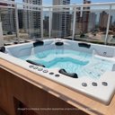 Ver imagem 3 de Spa Retangular Belmonte Completo com Hidro em Acrílico - 2.15x2.15x0.80 - 220v