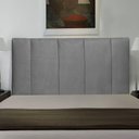 Ver imagem 4 de Cabeceira Cama Box Casal Queen Donna 160cm Suede Cinza