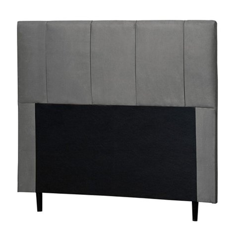 Cabeceira Cama Box Casal Queen Donna 160cm Suede Cinza