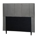 Ver imagem 1 de Cabeceira Cama Box Casal Queen Donna 160cm Suede Cinza