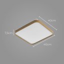 Ver imagem 2 de Plafon Metal e Acrílico Amadeirado Timber LED 24W 3000K 40cm St1936