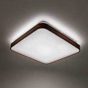 Ver imagem 3 de Plafon Metal e Acrílico Amadeirado Timber LED 24W 6500k 40cm ST1936