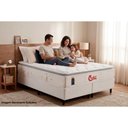 Ver imagem 2 de Cama Box Crc Casal + Colchão Molas Pocket Castor Vitagel Slx 138x188
